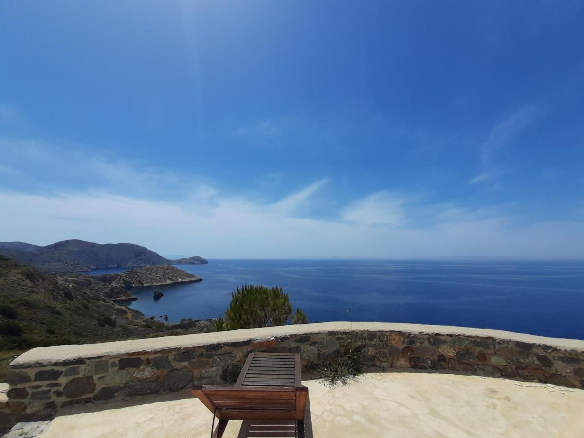 C & C _ Cycladic House With Endless Sea View Villa Ermoupoli Exterior photo